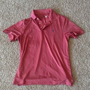 Polo Performance Ralph Lauren Rose Pink Short-Sleeve Polo Shirt size M